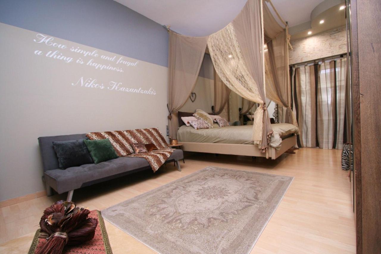 Flying Bed In The Center Of The Apartment